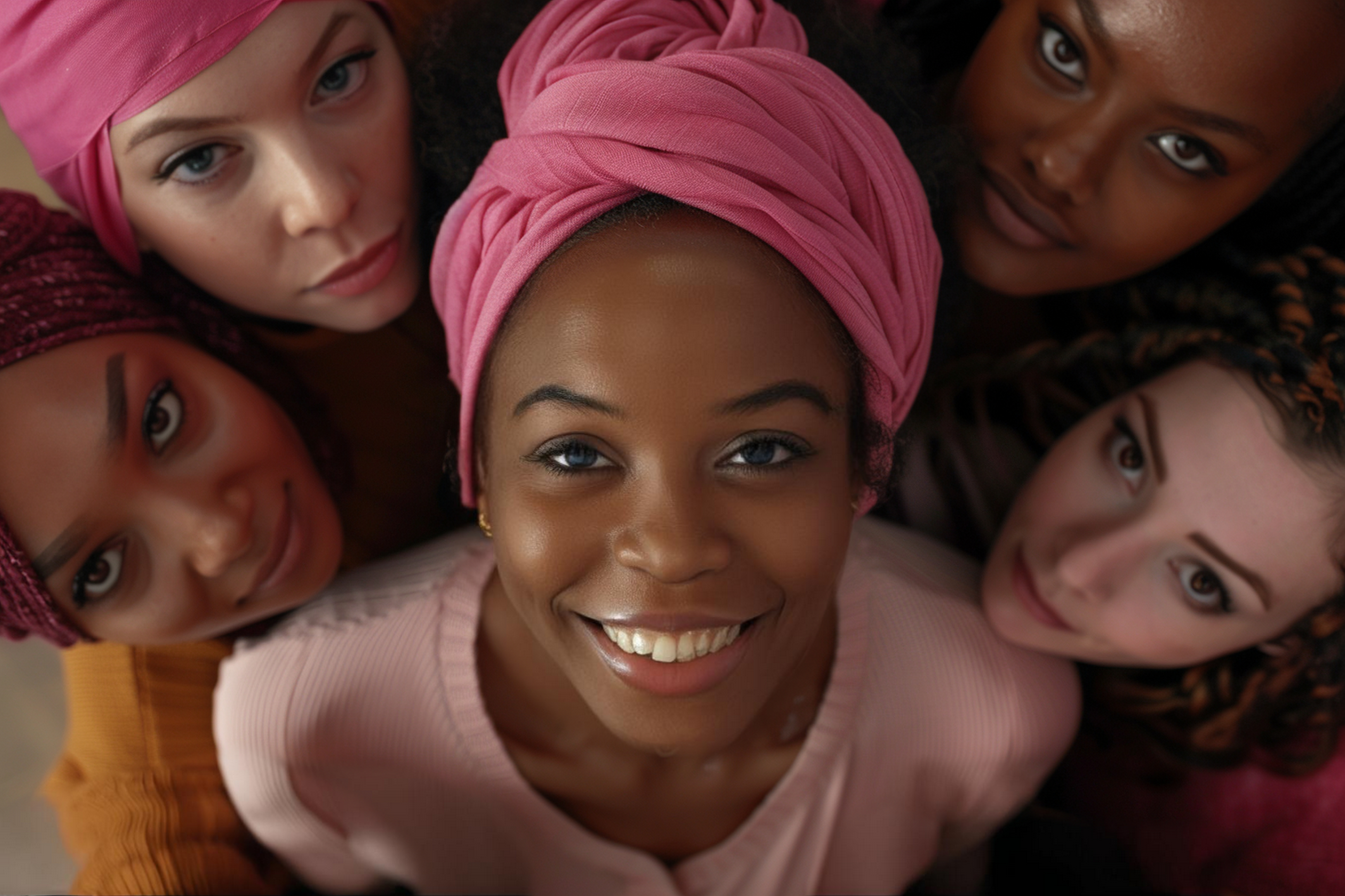 Femmes avec des rubans